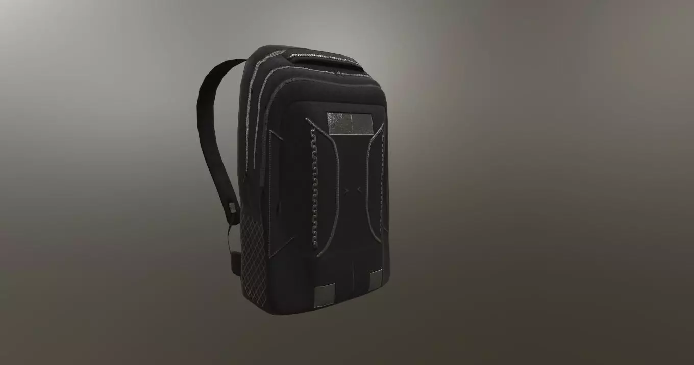 laptop bag Free low-poly 3D model