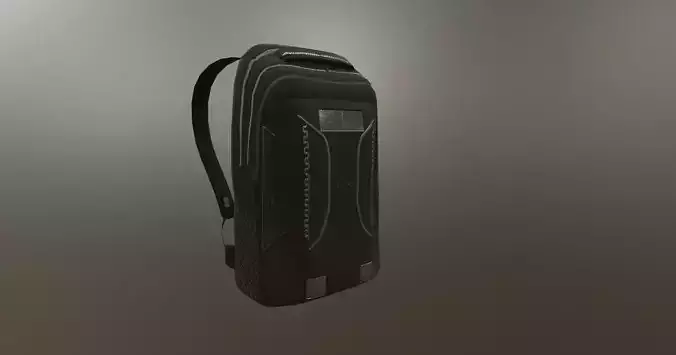 laptop bag Free low-poly 3D model
