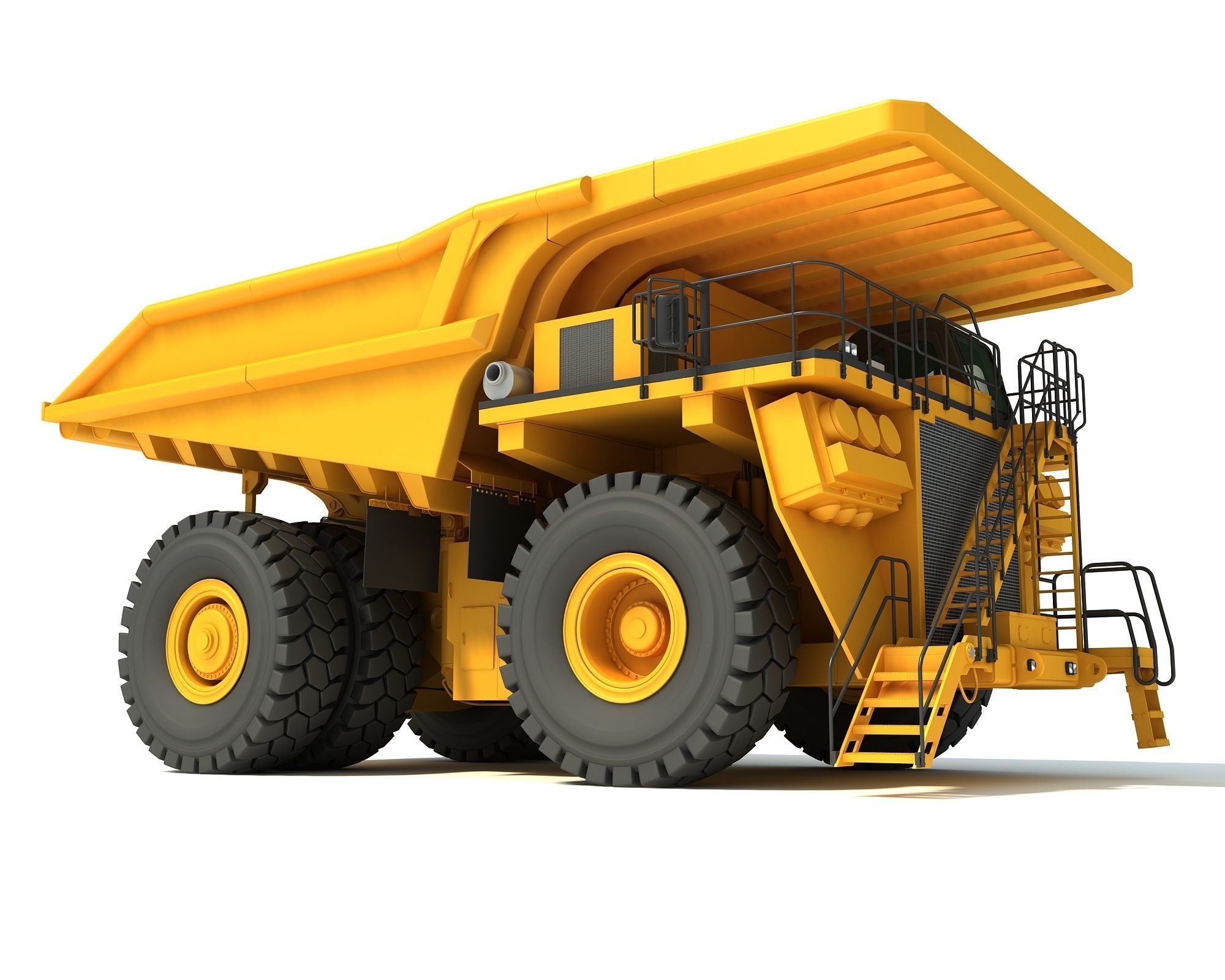 Mining Dump Truck 3D model_7