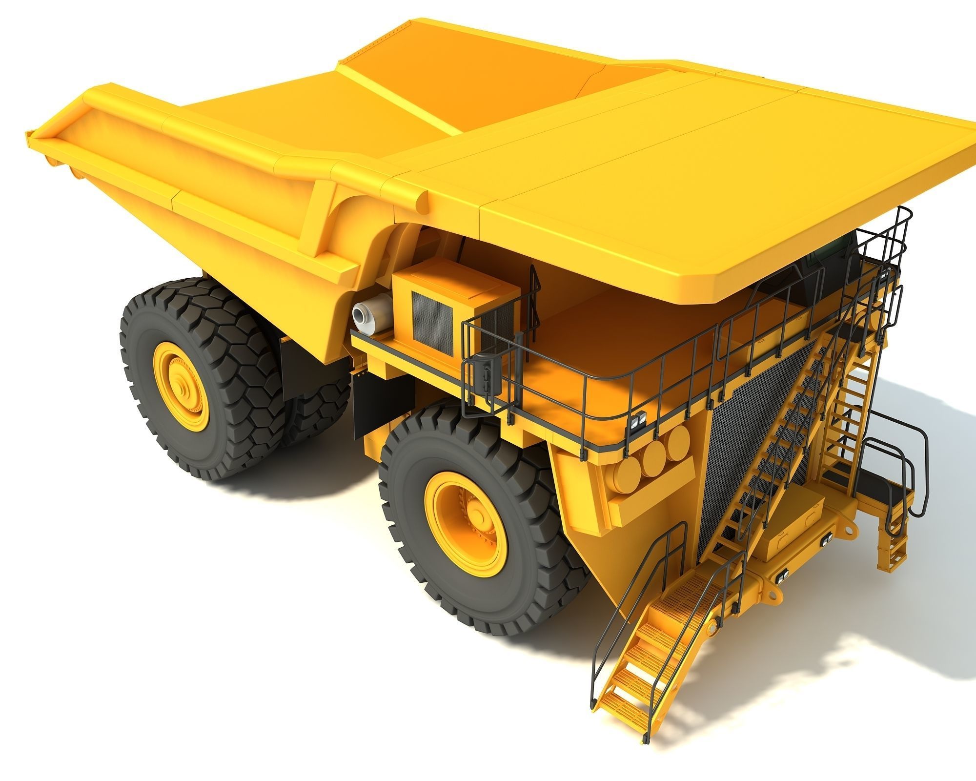 Mining Dump Truck 3D model_8