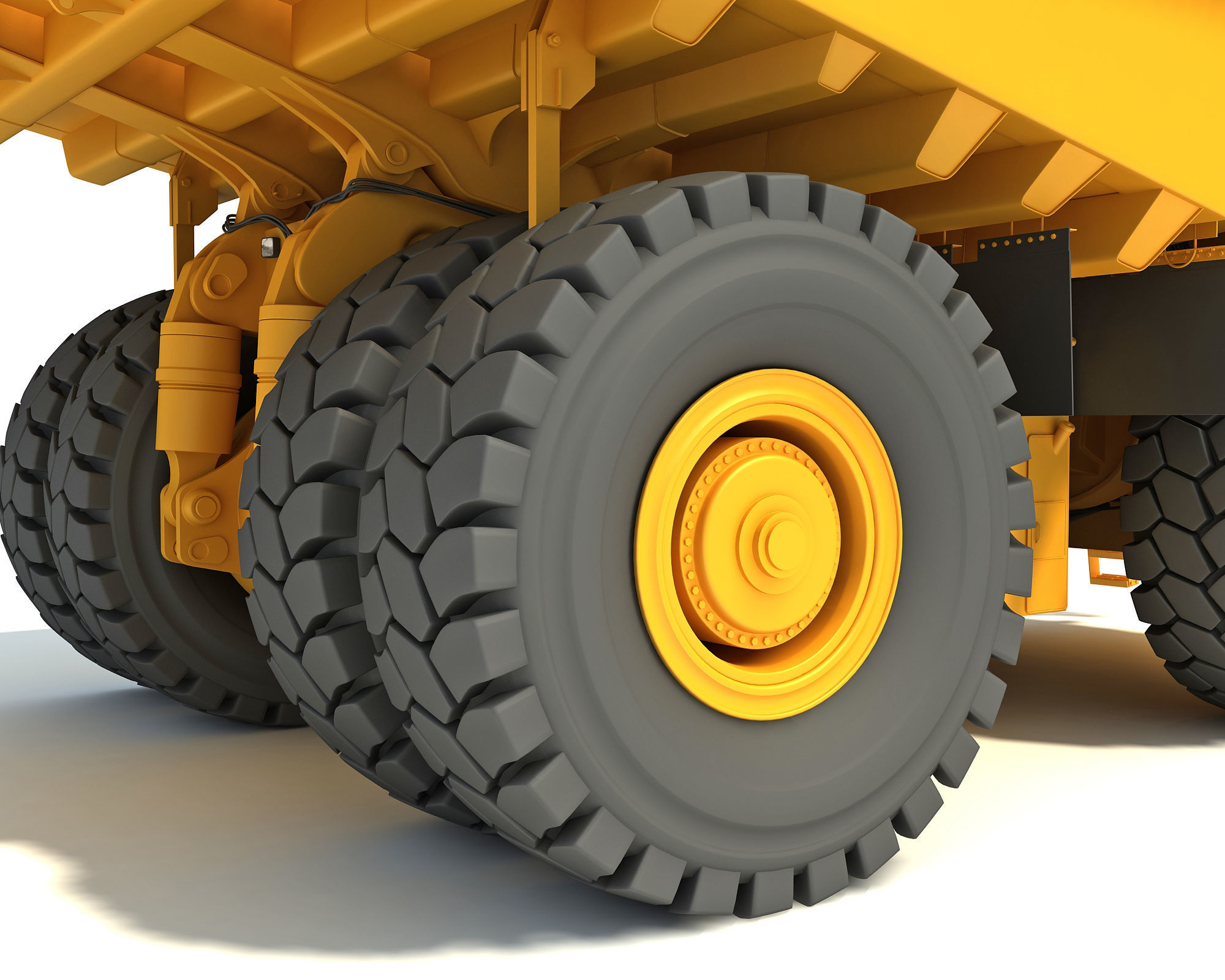 Mining Dump Truck 3D model_13
