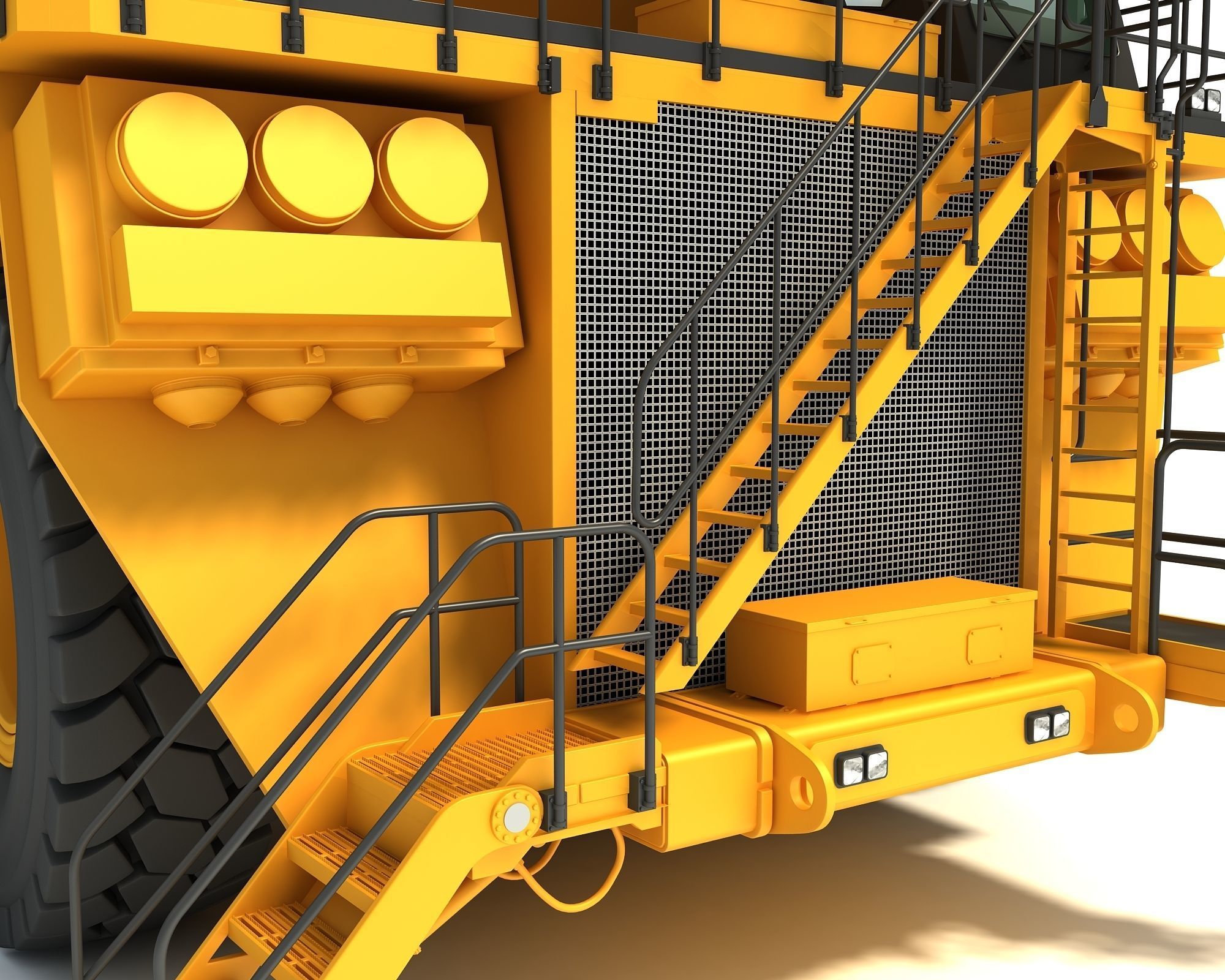 Mining Dump Truck 3D model_11