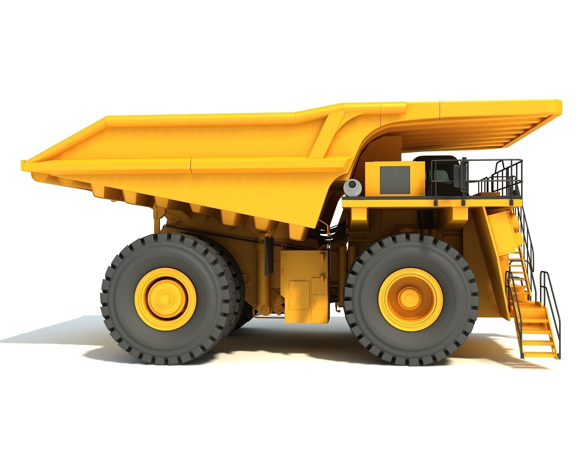 Mining Dump Truck 3D model_6