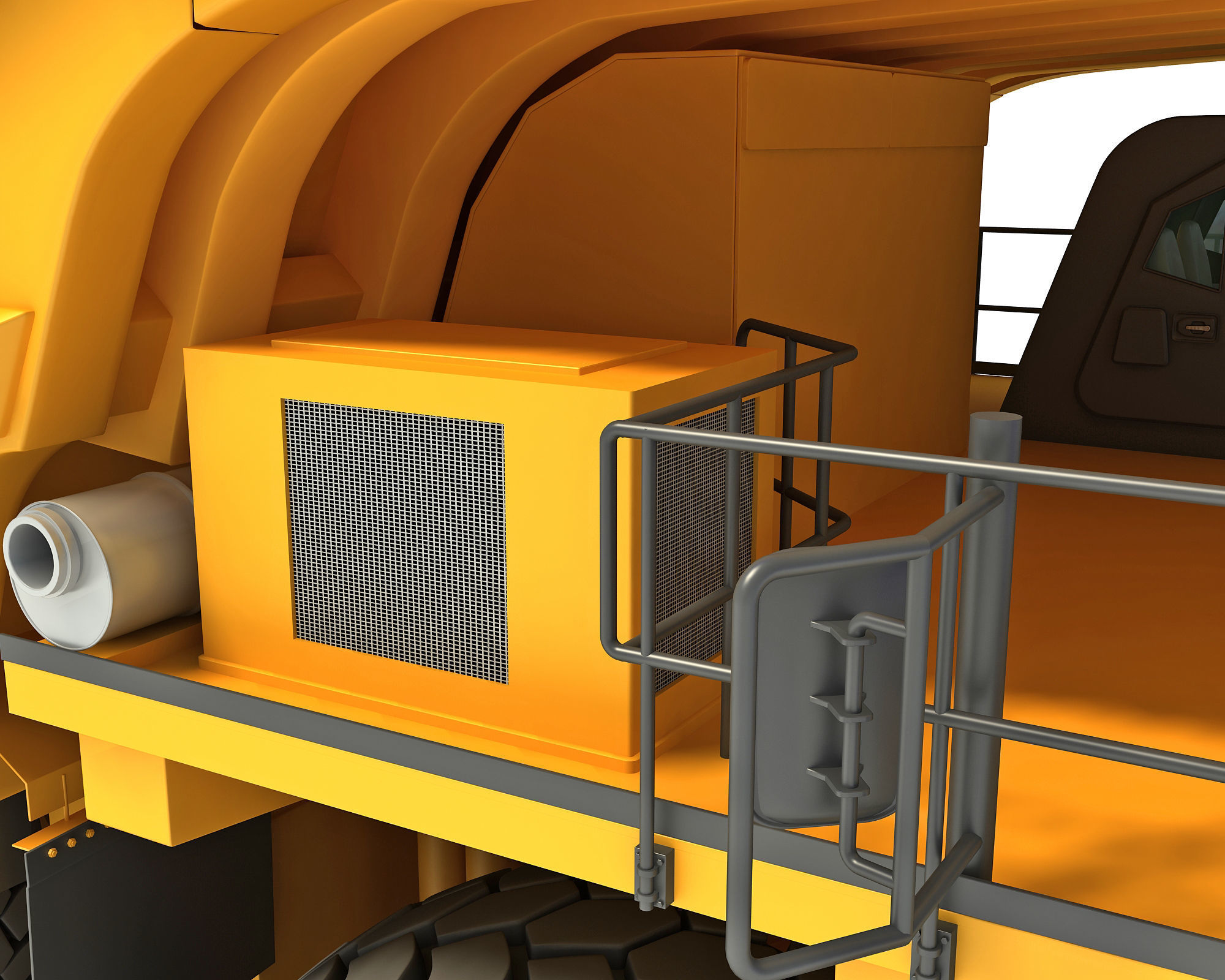 Mining Dump Truck 3D model_14