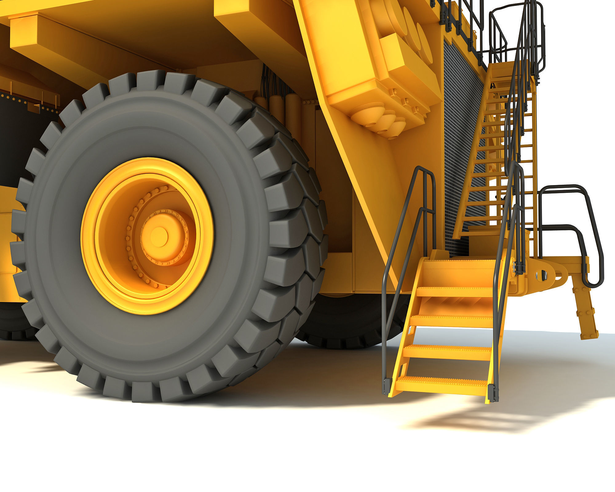 Mining Dump Truck 3D model_12