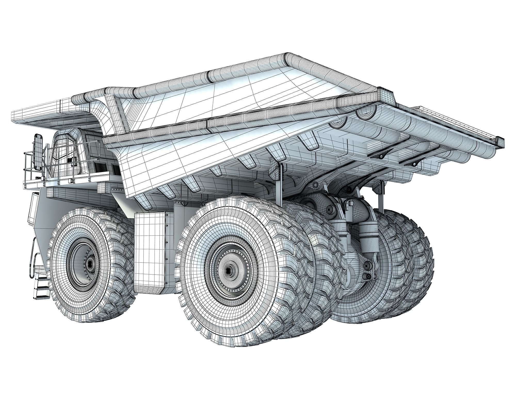 Mining Dump Truck 3D model_20