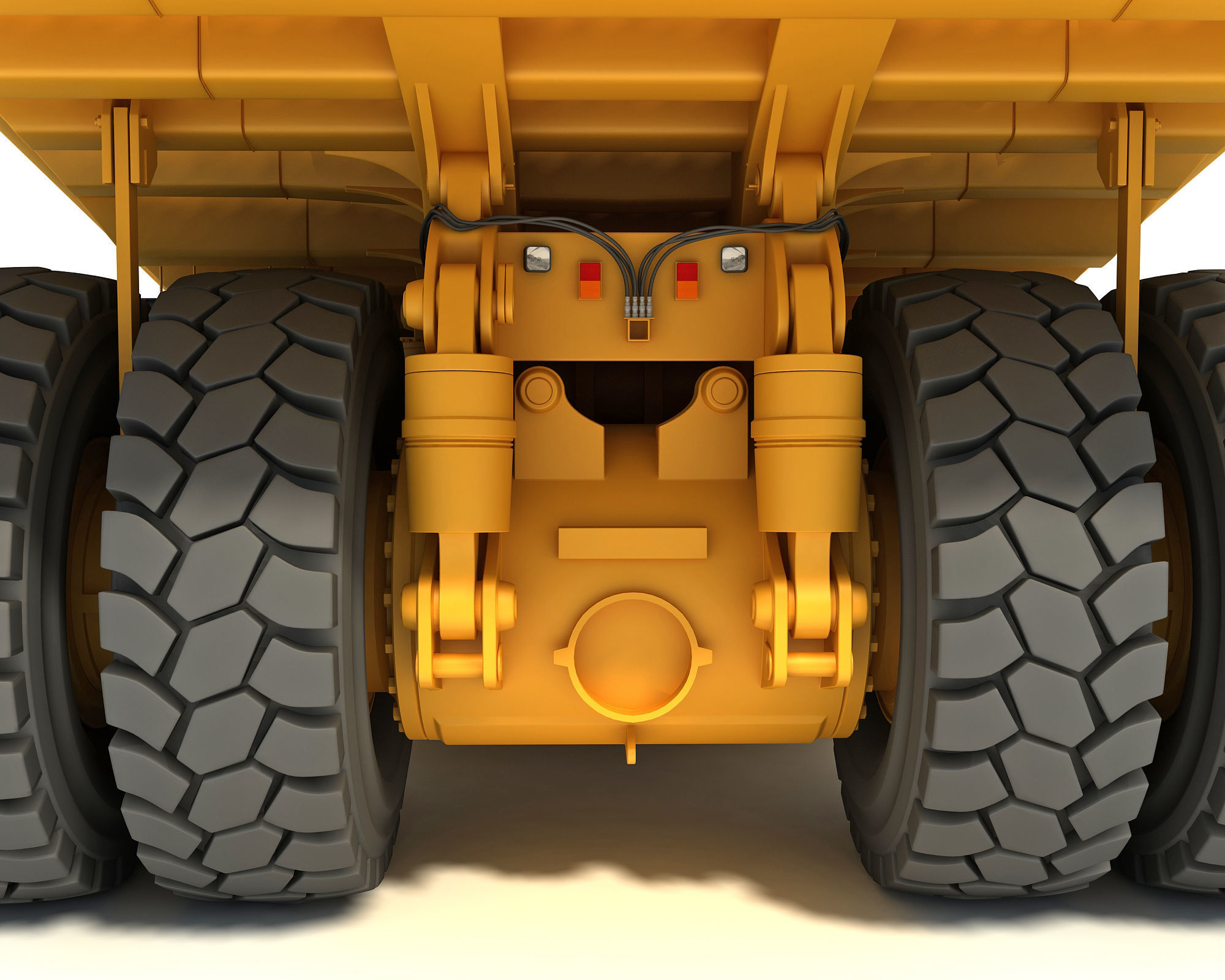 Mining Dump Truck 3D model_17