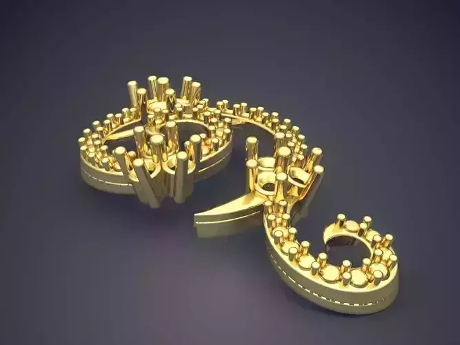 Swirl Shape Pendant ps-696