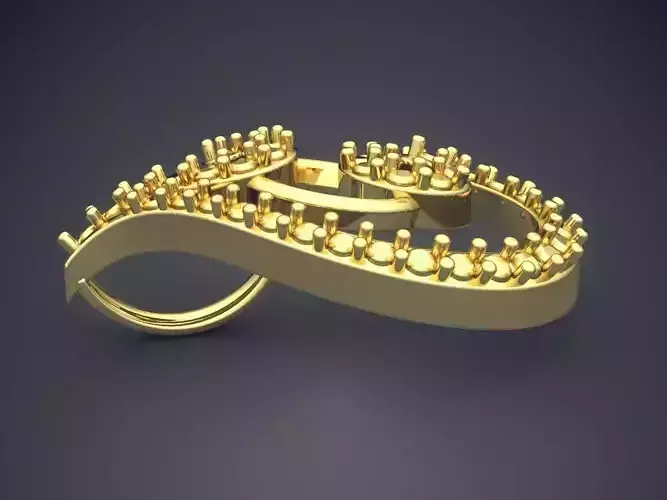 Swirl Shape Pendant ps-391