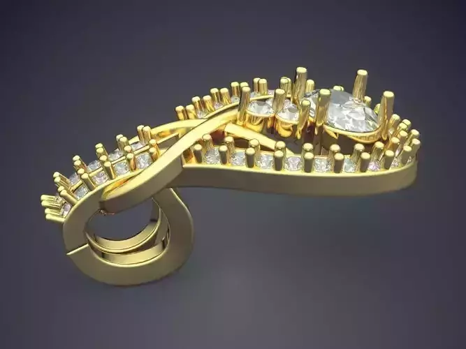 Pendant With Diamonds p-1814