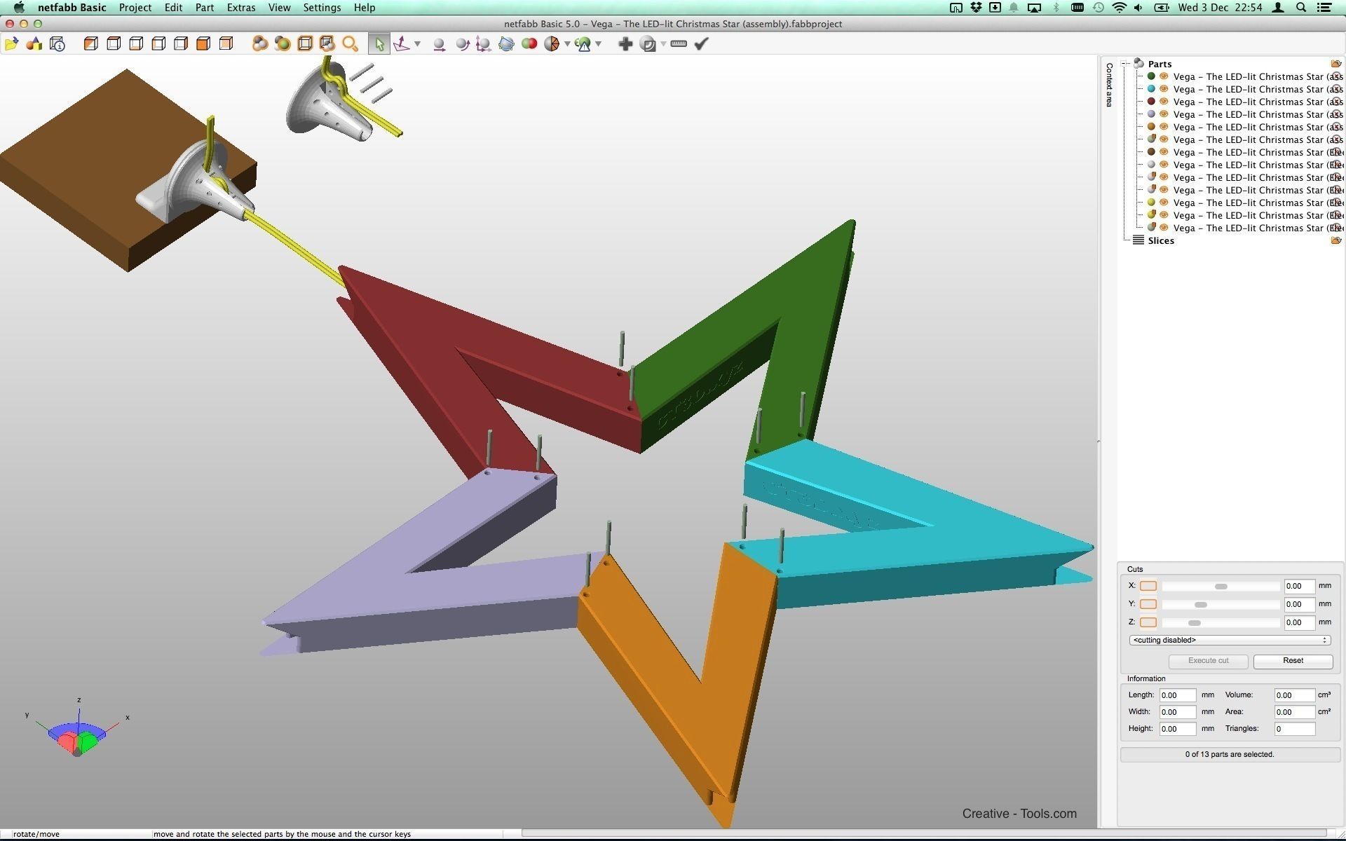 Vega - The LED-lit Christmas Star Free 3D print model_4