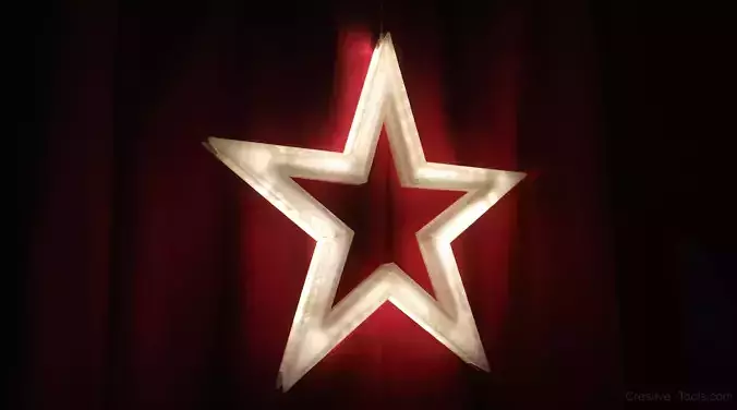 Vega - The LED-lit Christmas Star Free 3D print model