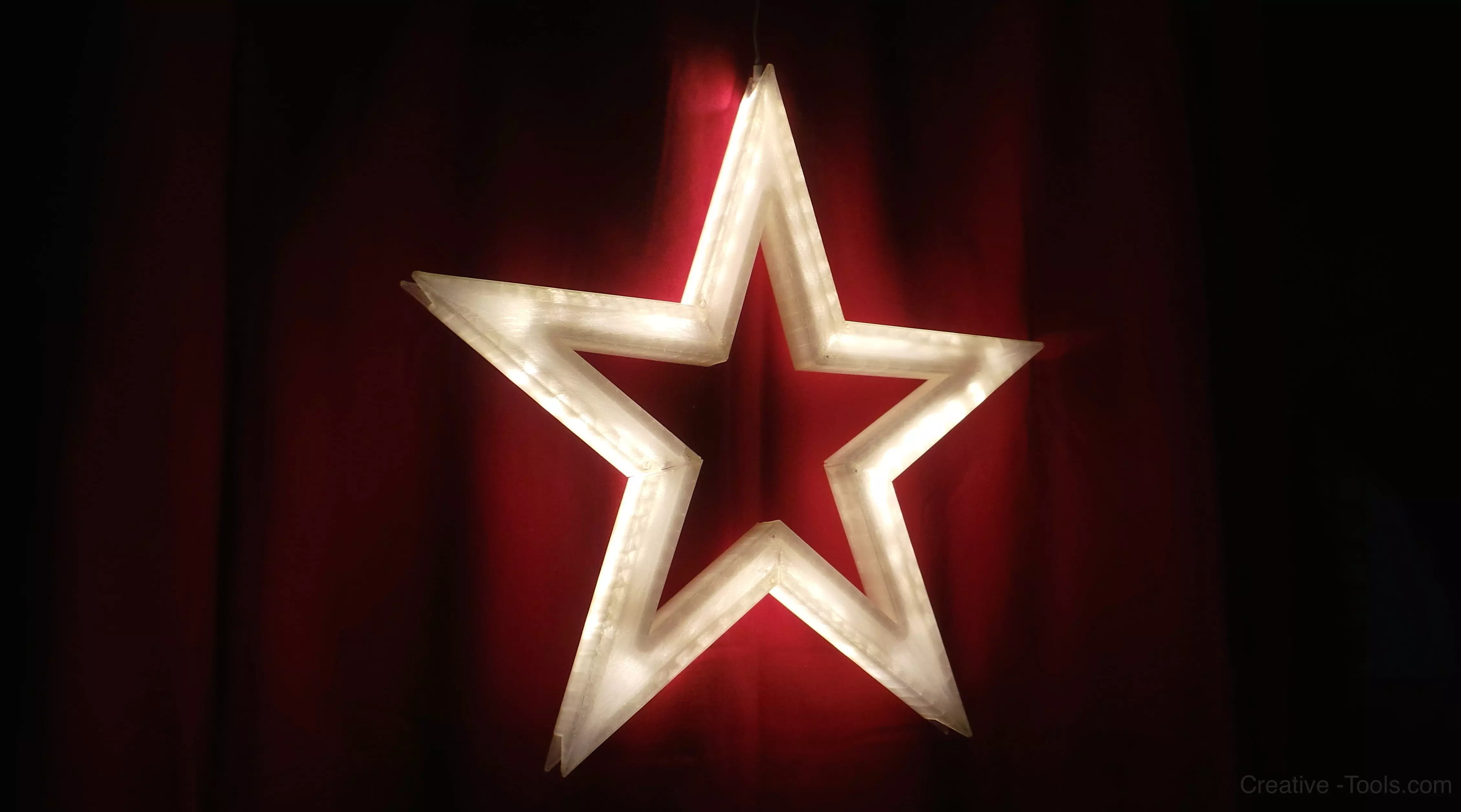 Vega - The LED-lit Christmas Star Free 3D print model_0