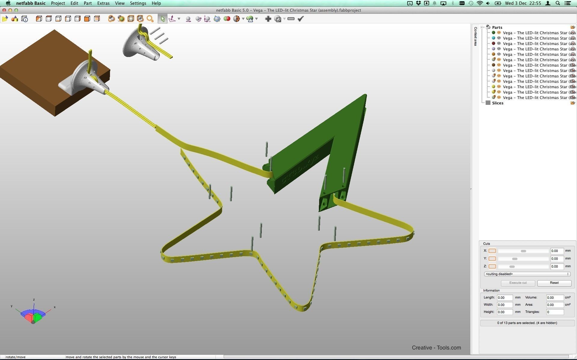 Vega - The LED-lit Christmas Star Free 3D print model_5