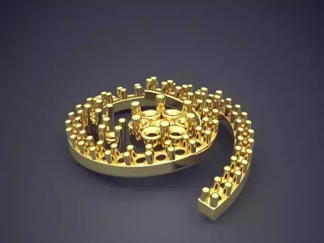 Curved Pendant ZA-PN-3958