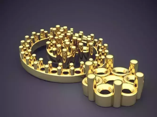 Swirl Shape Pendant ZA-PN-3956 3D print model