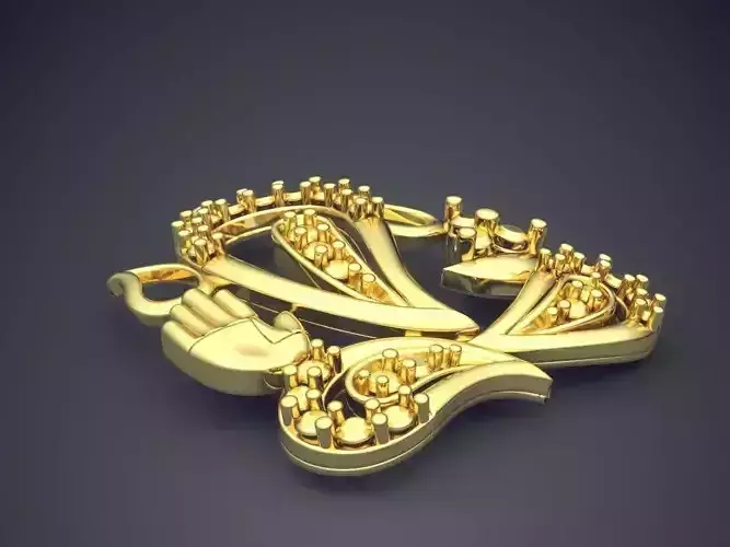 Pendant ZA-PN-3935 3D print model