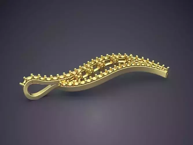 Pendant With Diamonds ZA-PN-3879