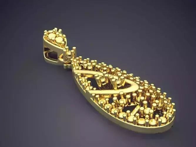 Pendant ZA-PN-3871 3D print model