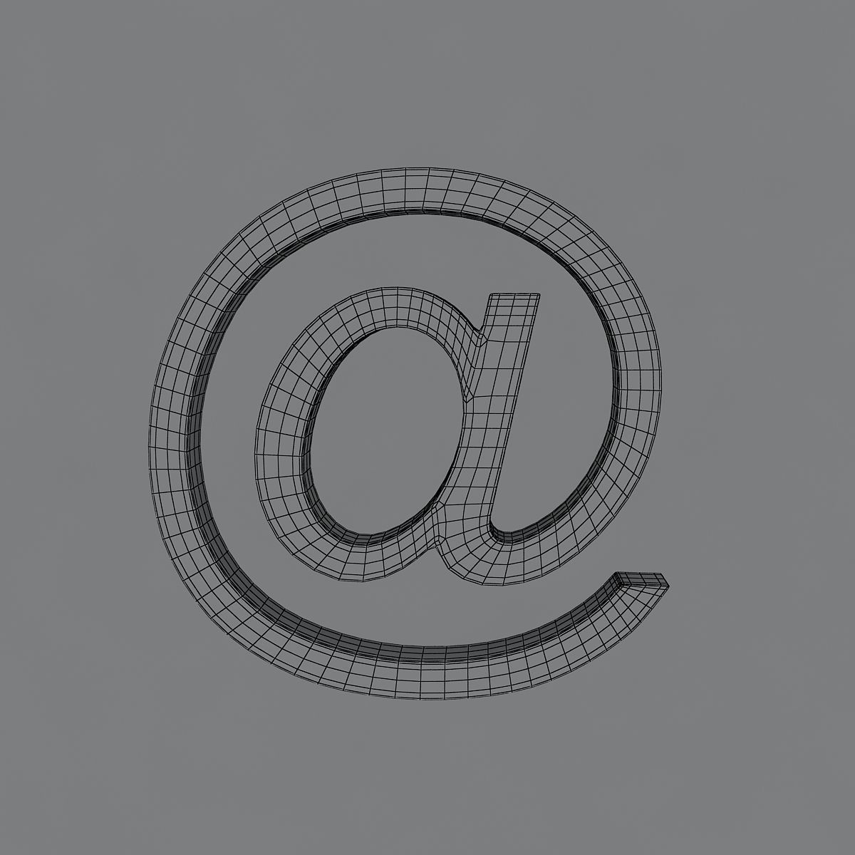 At simbol 3D model_8