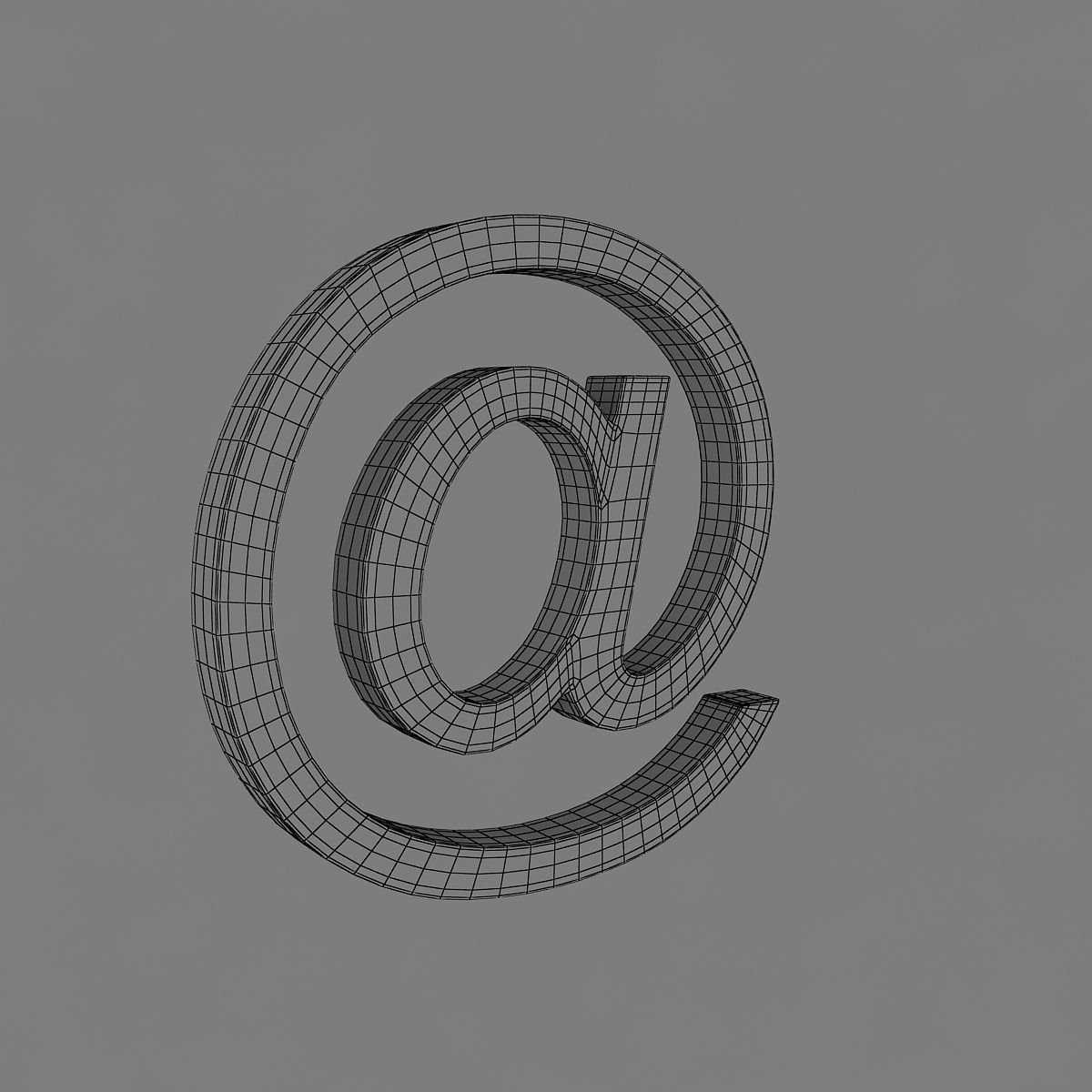 At simbol 3D model_12