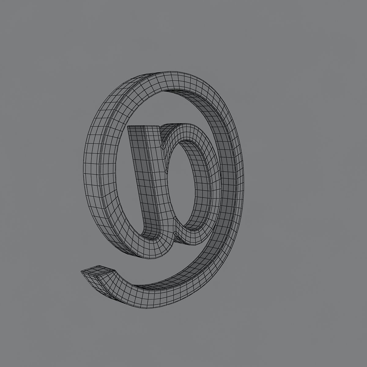 At simbol 3D model_11