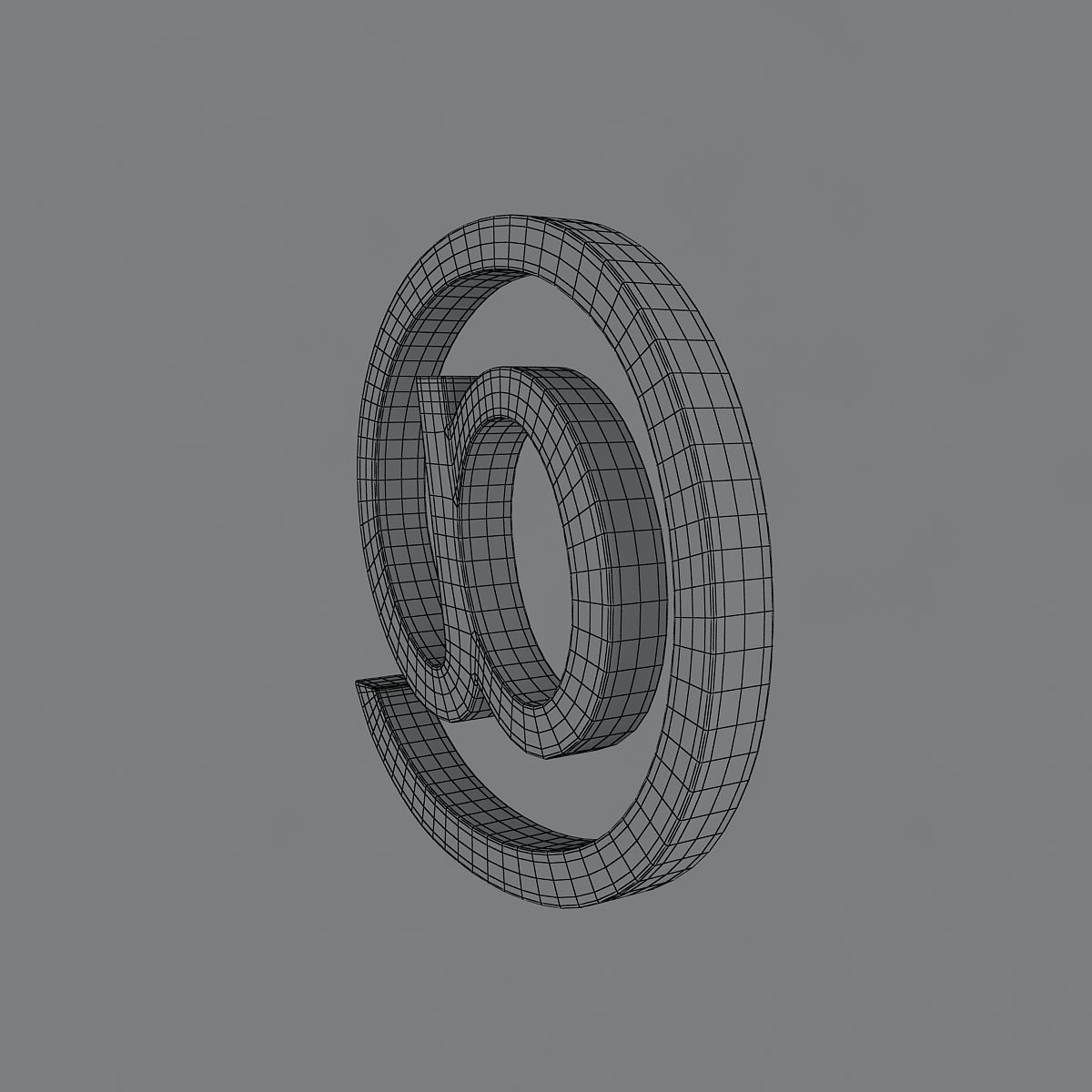 At simbol 3D model_10