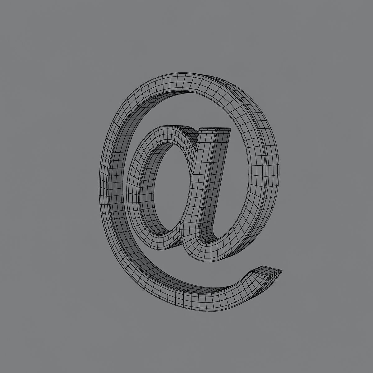 At simbol 3D model_9