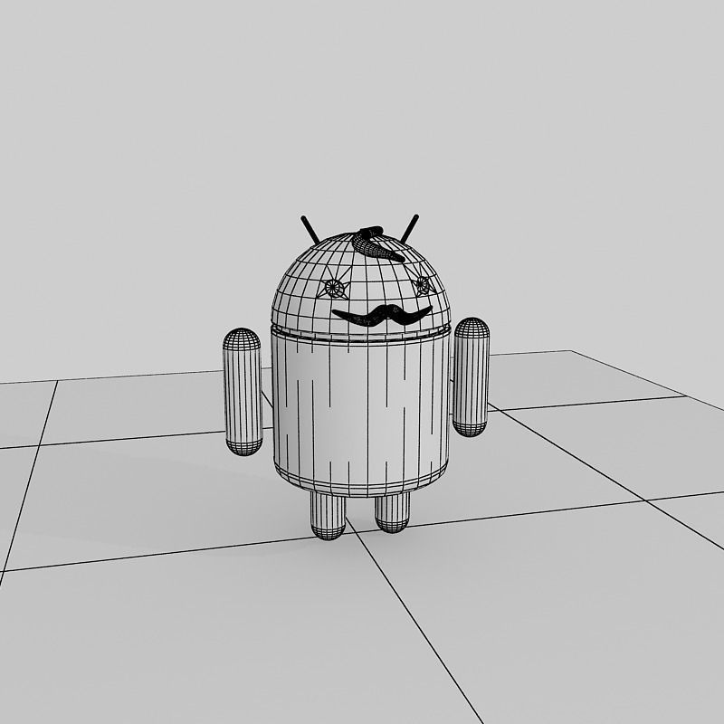 Android cosak 3D model_17