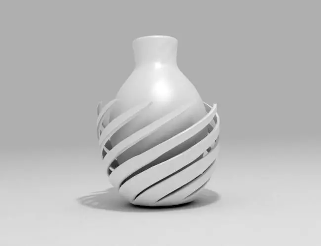 Twisted Vase 2 3D print model_0