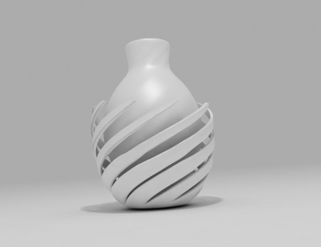 Twisted Vase 2 3D print model_1