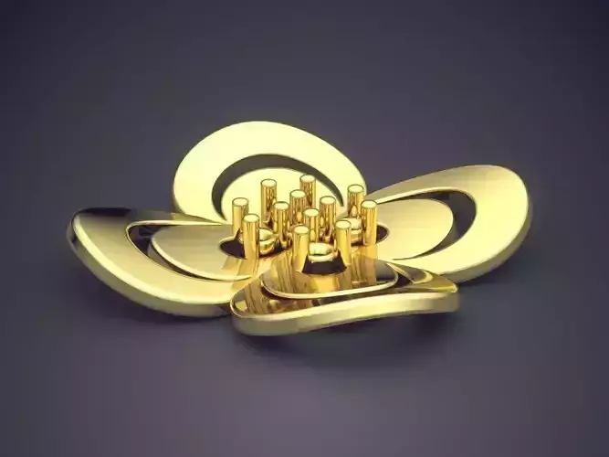 Flower Motif Pendant ZA-PN-3281