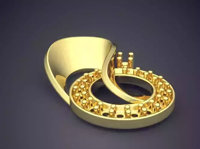 Pendant ZA-PN-3257 3D print model