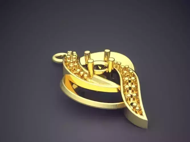 Pendant ZA-PN-3249 3D print model