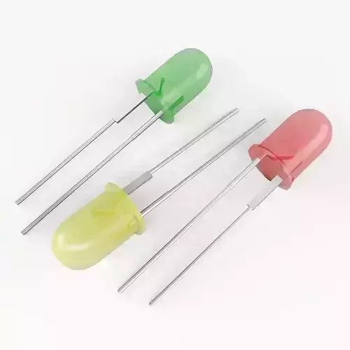 LED element Low-poly 3D model