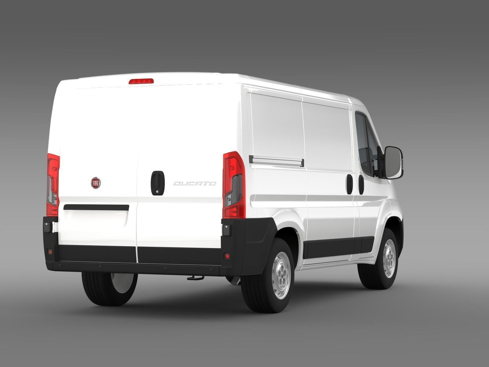 Fiat Ducato Van L1H1 2017 3D model_5