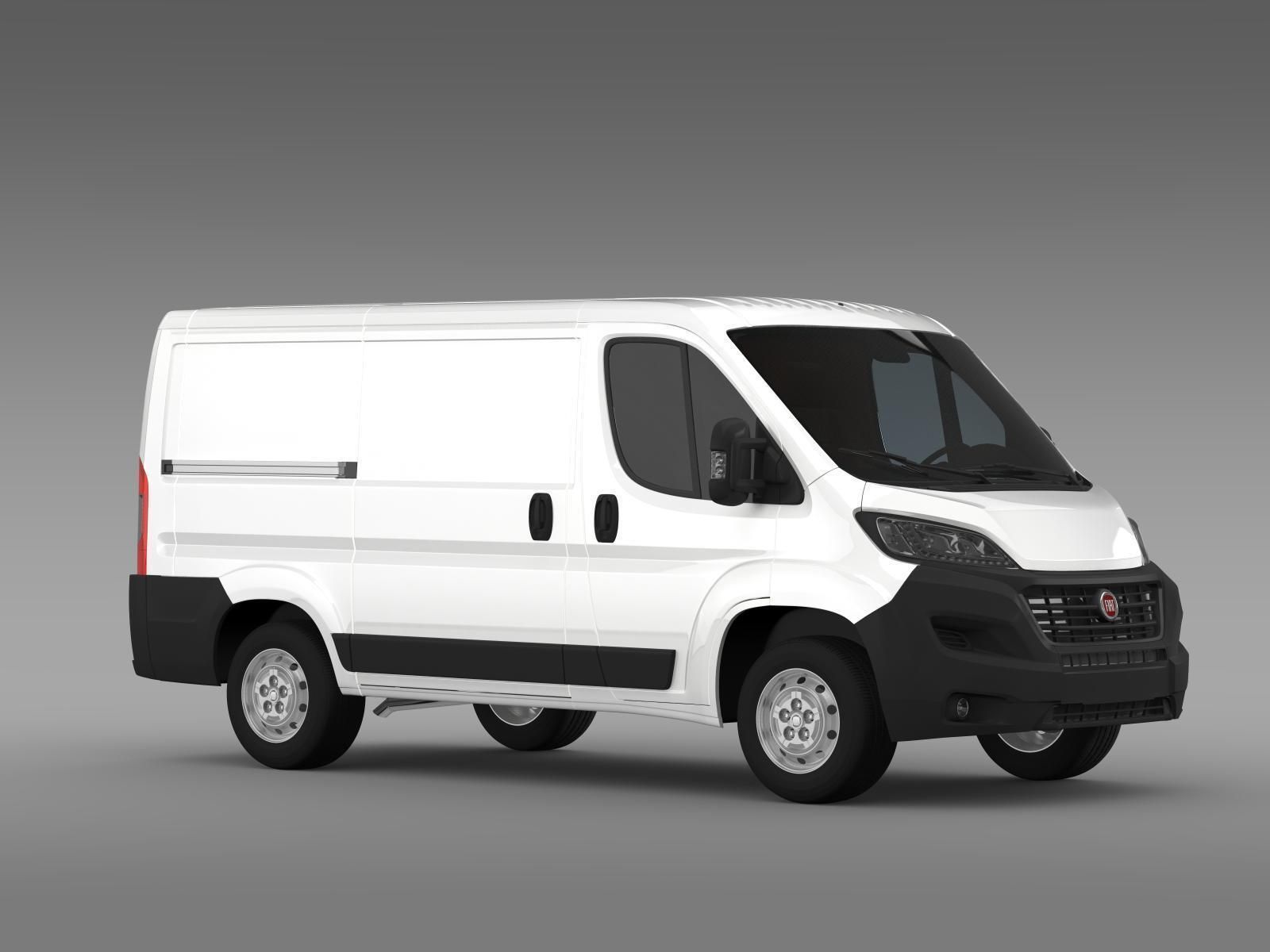 Fiat Ducato Van L1H1 2017 3D model_4