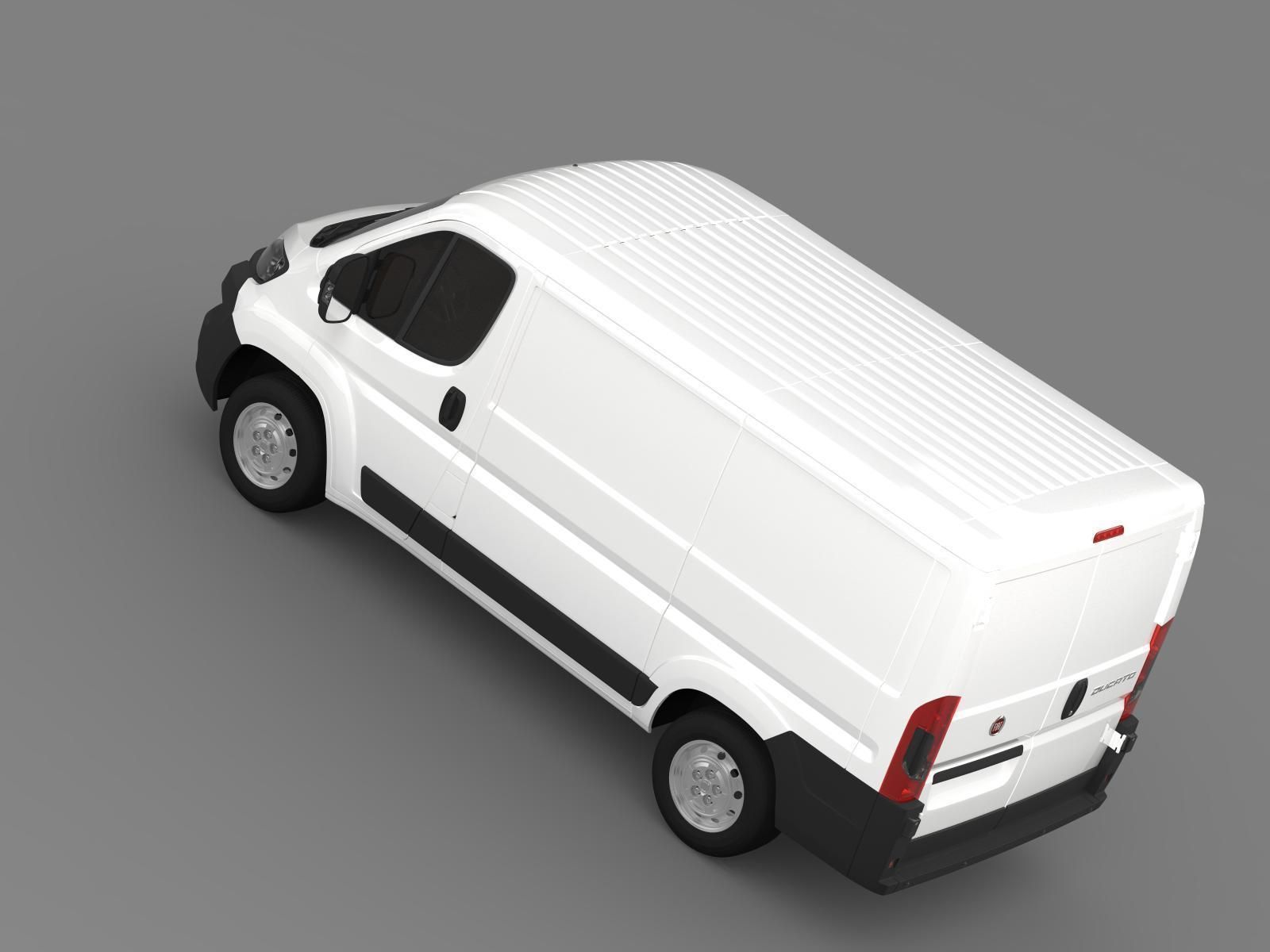 Fiat Ducato Van L1H1 2017 3D model_10