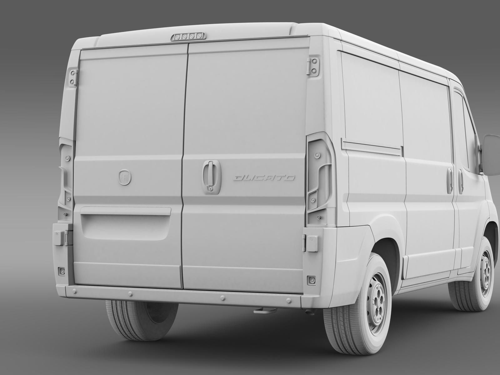 Fiat Ducato Van L1H1 2017 3D model_13