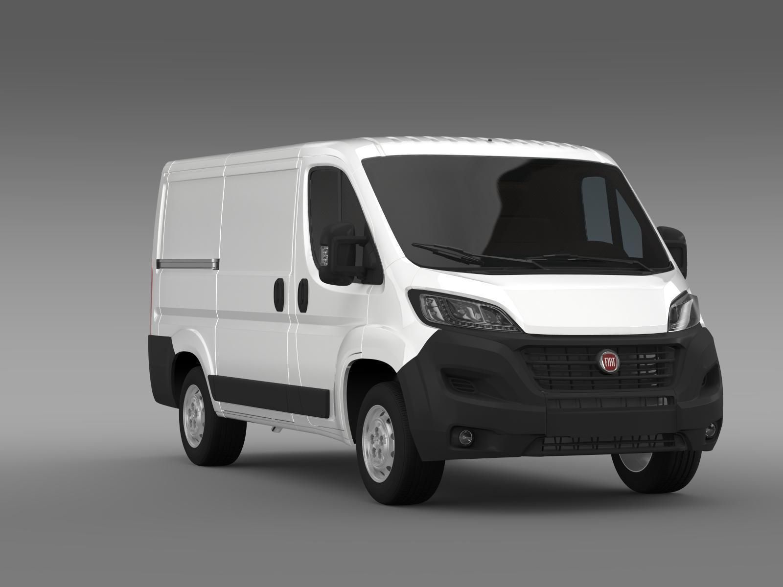 Fiat Ducato Van L1H1 2017 3D model_6