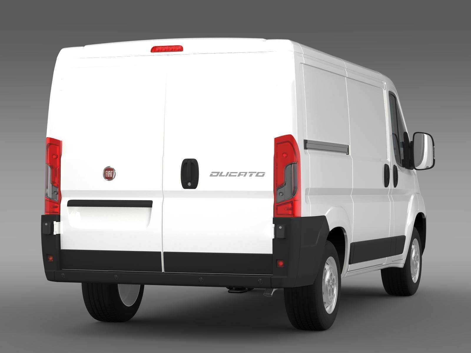 Fiat Ducato Van L1H1 2017 3D model_8
