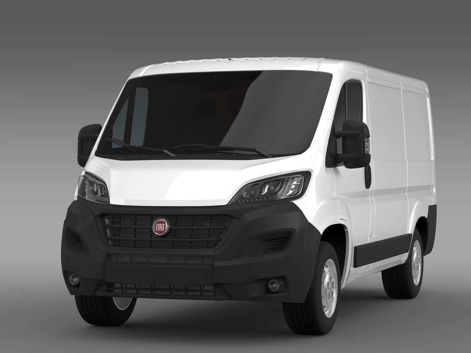 Fiat Ducato Van L1H1 2017 3D model_1
