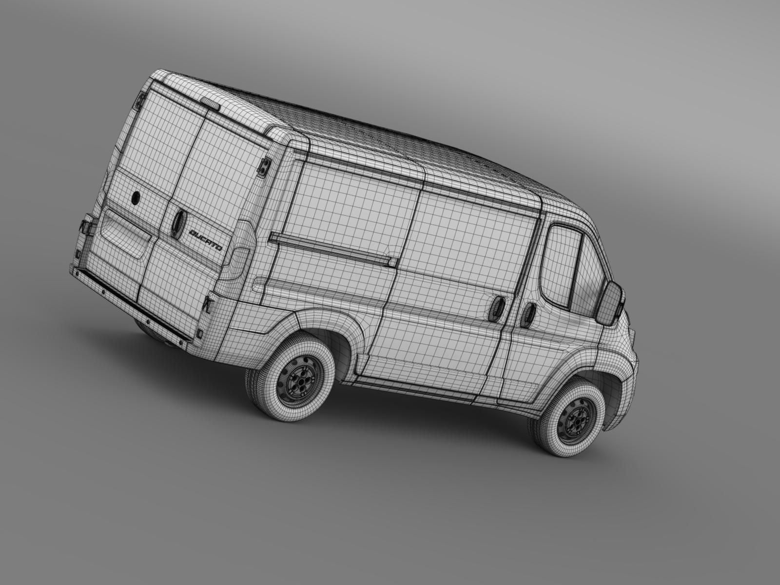 Fiat Ducato Van L1H1 2017 3D model_16
