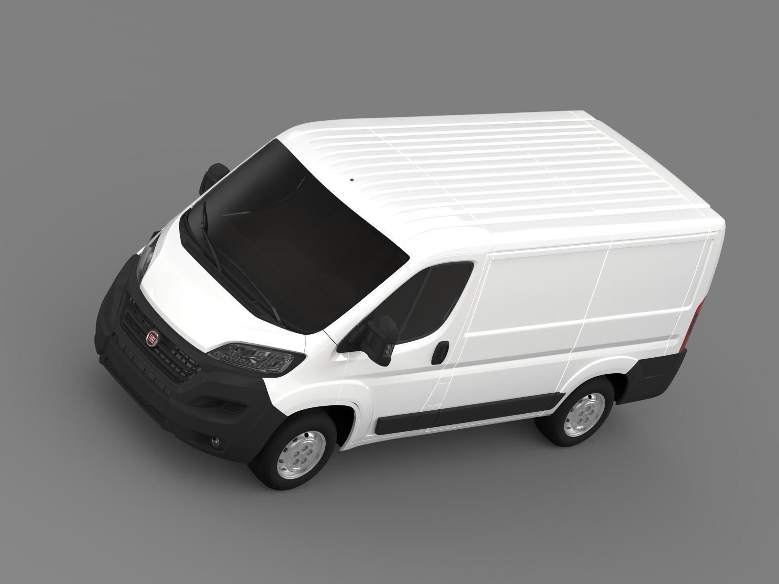 Fiat Ducato Van L1H1 2017 3D model_11