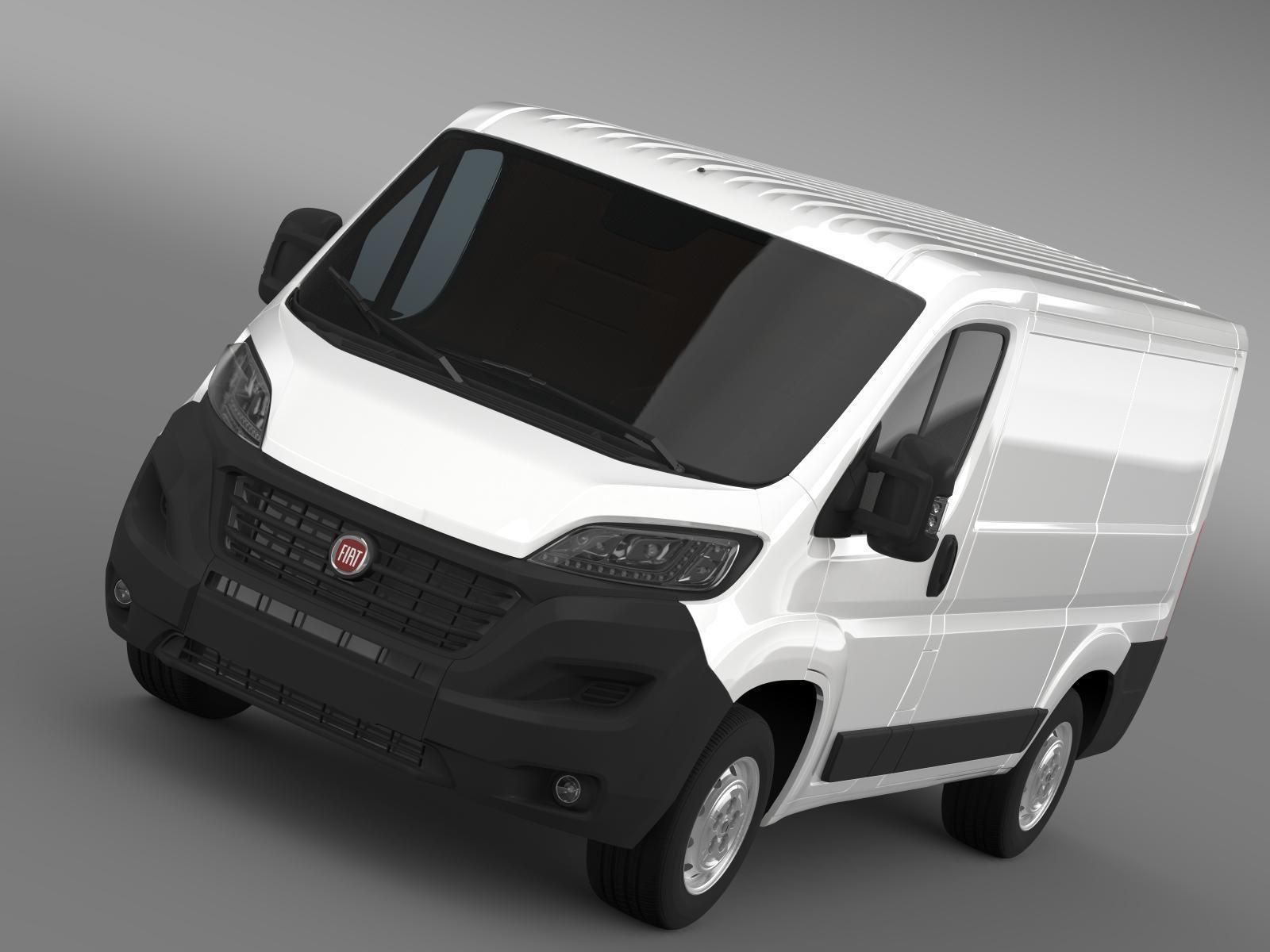 Fiat Ducato Van L1H1 2017 3D model_3