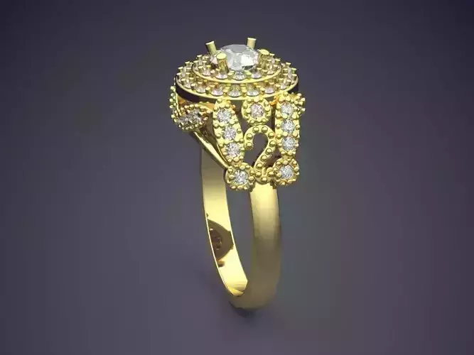Ring With Diamonds VJR86-1