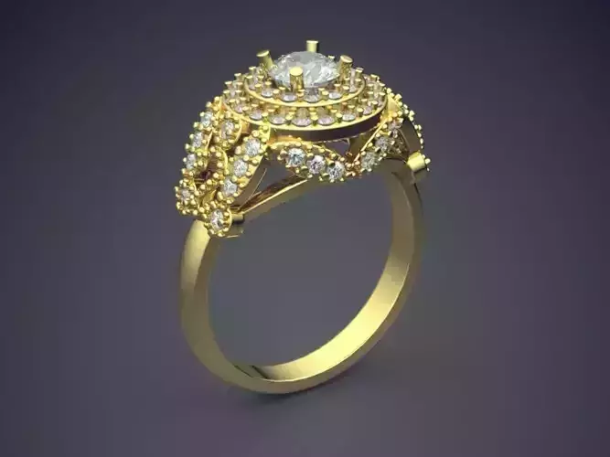 Ring With Diamonds VJR86-1