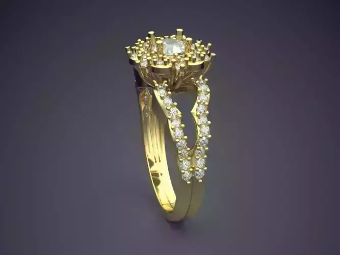 Engagement Ring With Diamonds VJR84