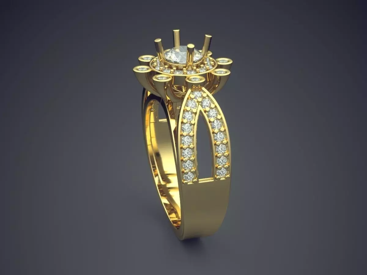 Ring VJR79 3D print model_3