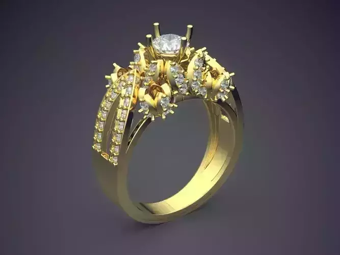 Thick Ring With Diamond VJR80